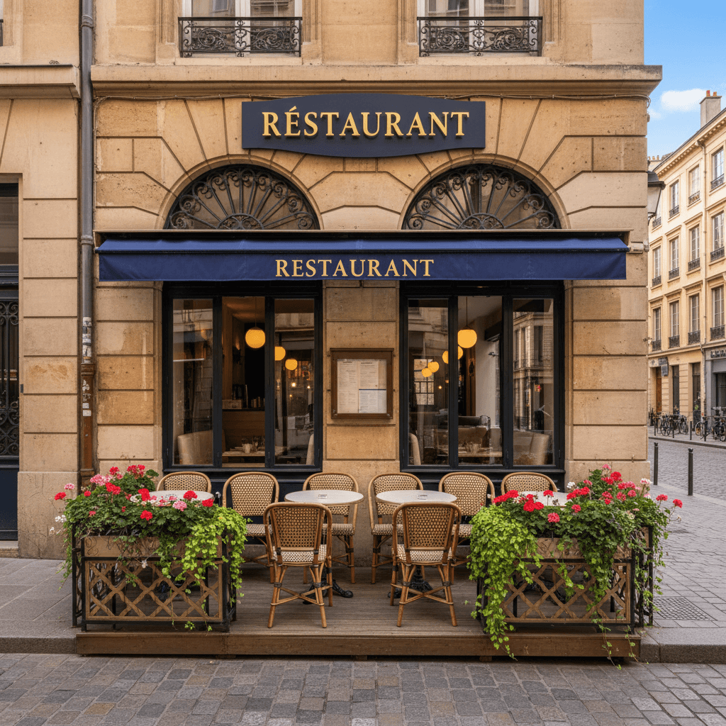 Restaurant à Lyon : terrasse - licence IV