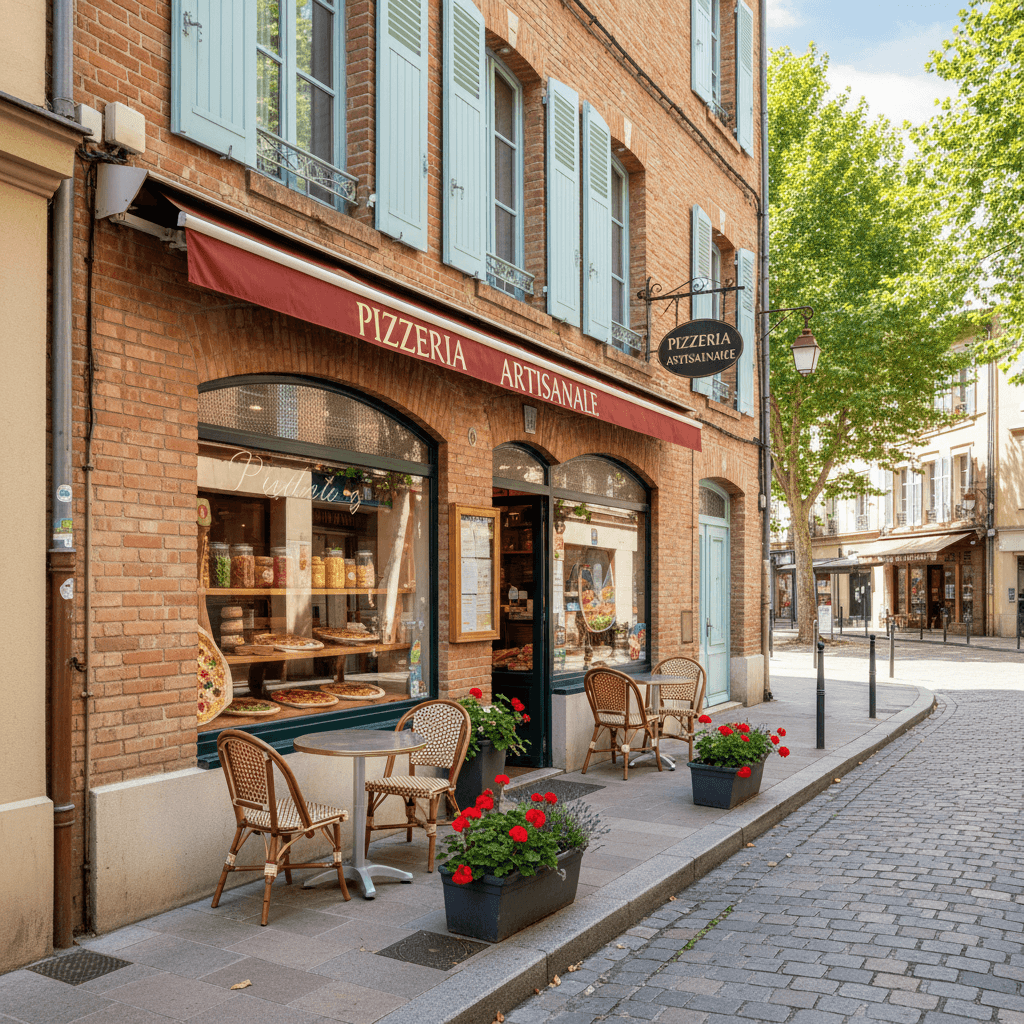 Fast-food à Toulouse : terrasse - licence IV
