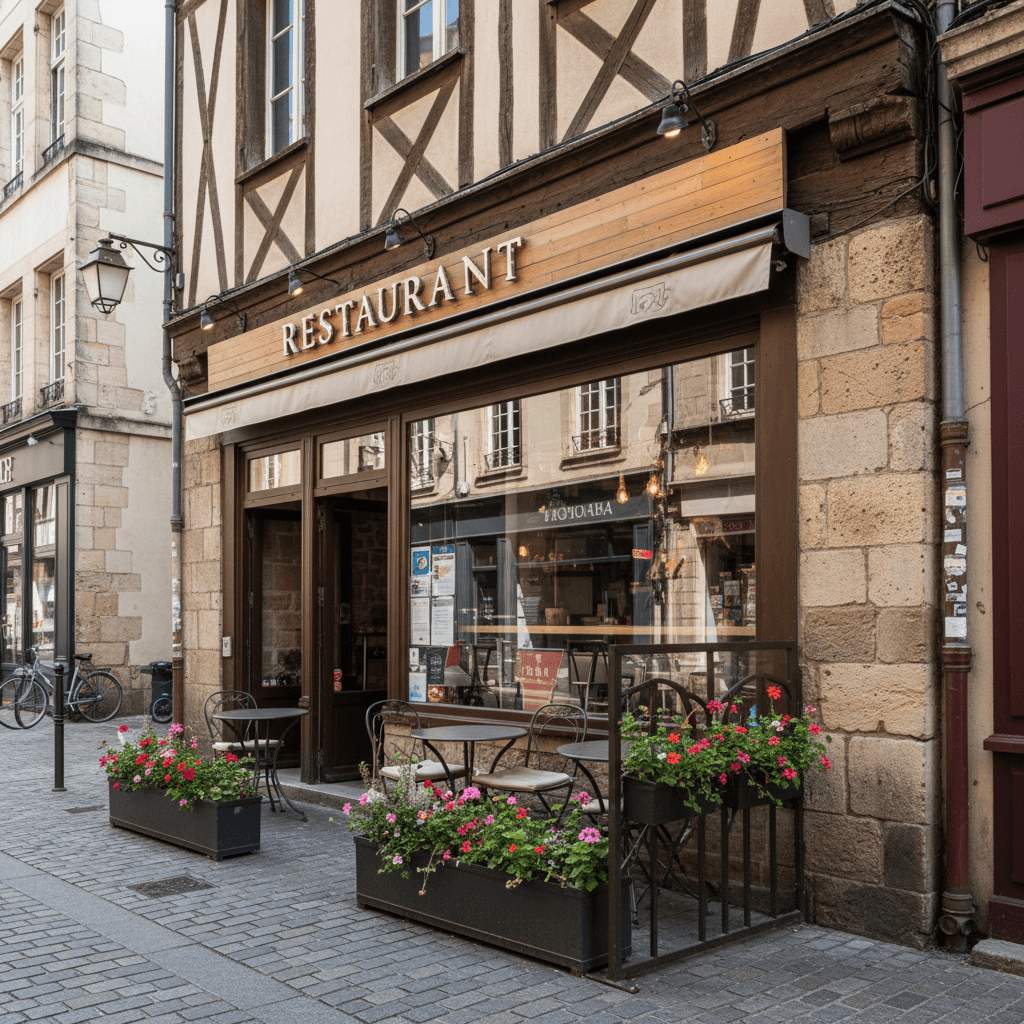 Fast-food 38m² à Rouen : cuisine équipée