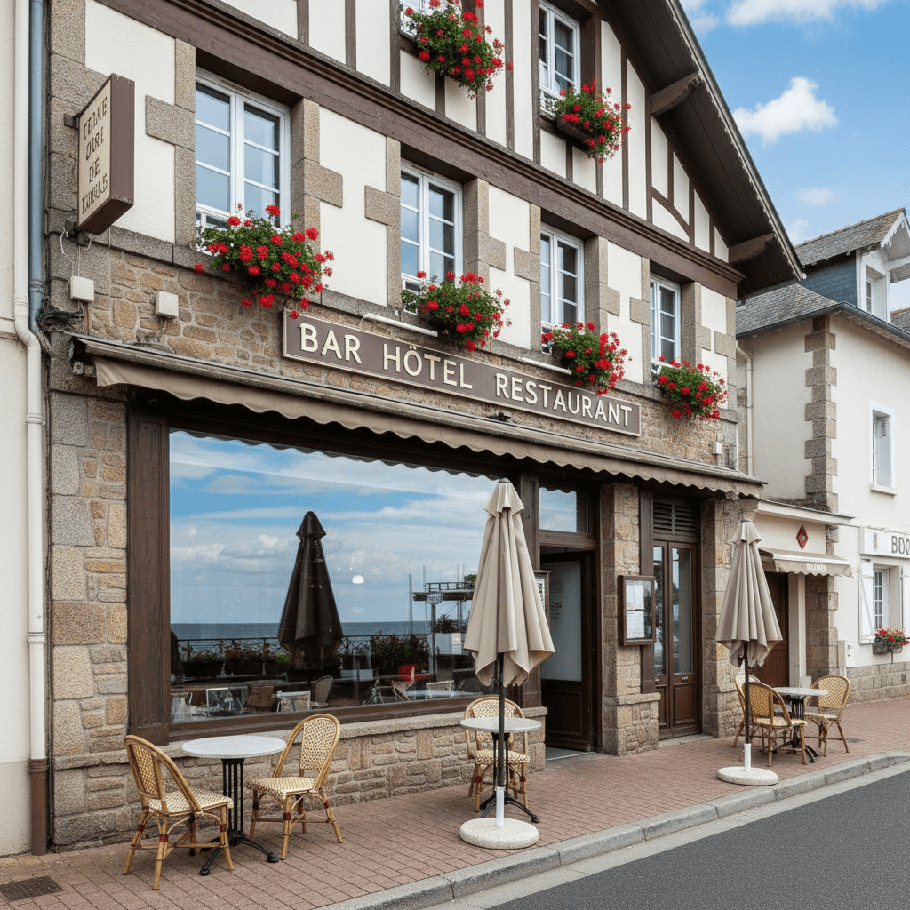 Restaurant à Mimizan : terrasse - licence IV - Image 1