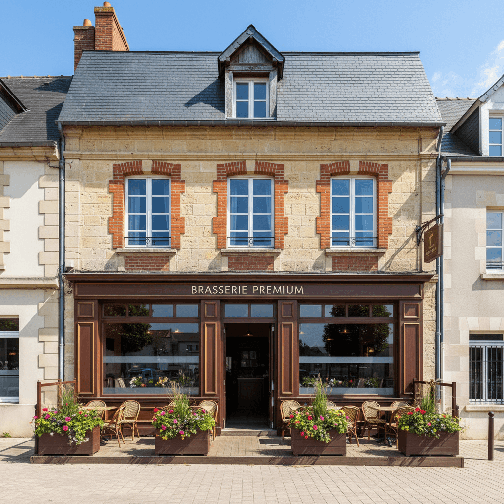 Fast-food à Frocourt : terrasse - licence IV - Image 1