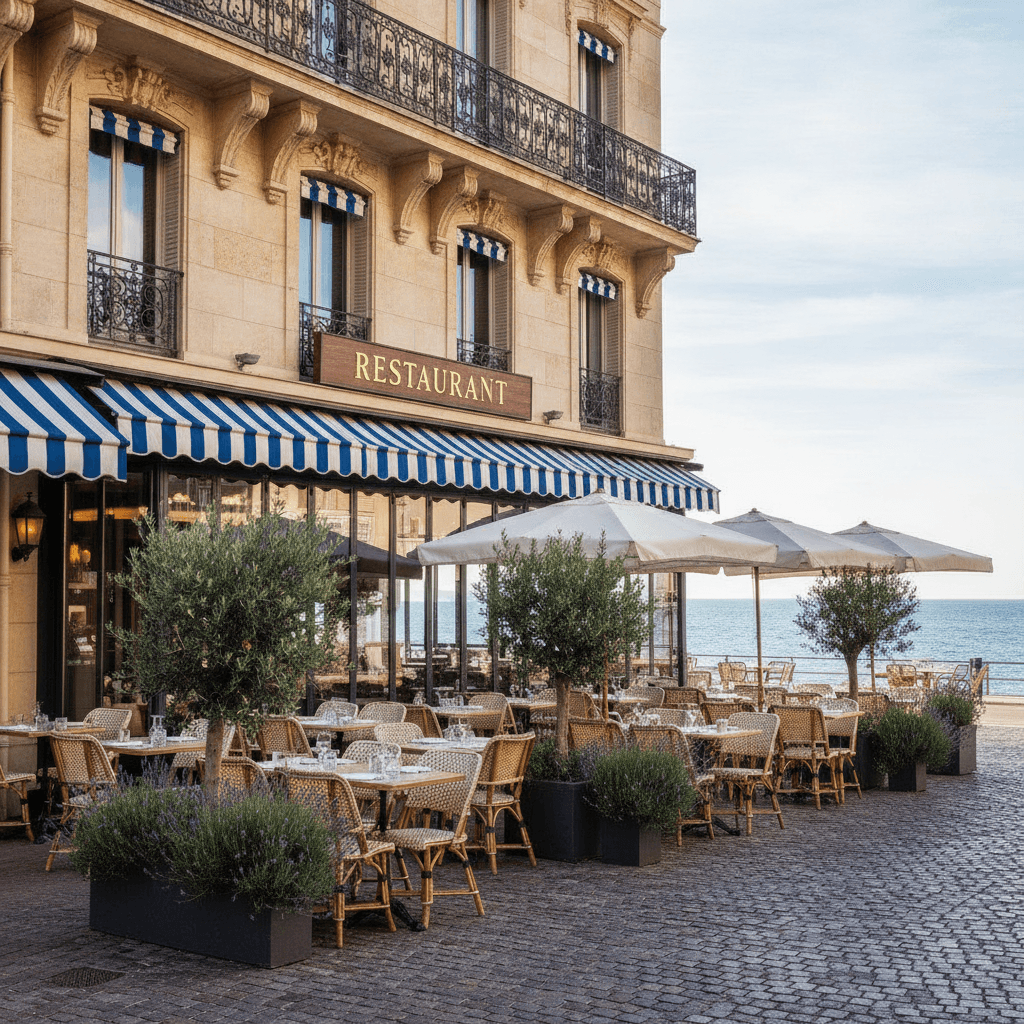 Restaurant 350m² à Cannes : terrasse - licence IV - Image 1