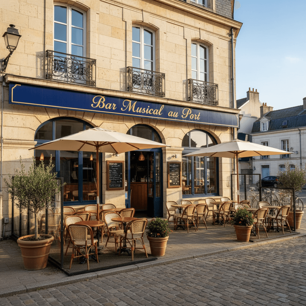 Bar-brasserie à La Roche-Sur-Yon : terrasse - licence IV - Image 1