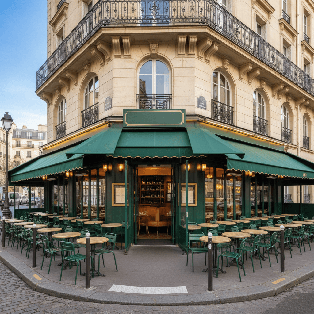 Restaurant d'Angle avec Terrasse à Paris