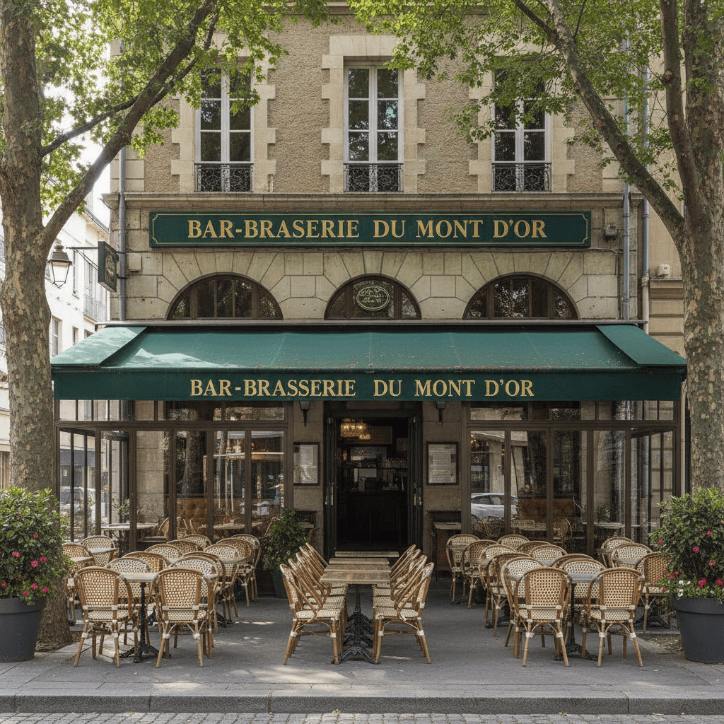 Bar-brasserie à Lyon : terrasse - licence IV