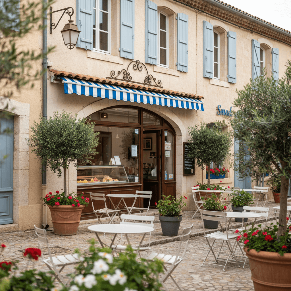 Snack à Mougins : terrasse - Image 1