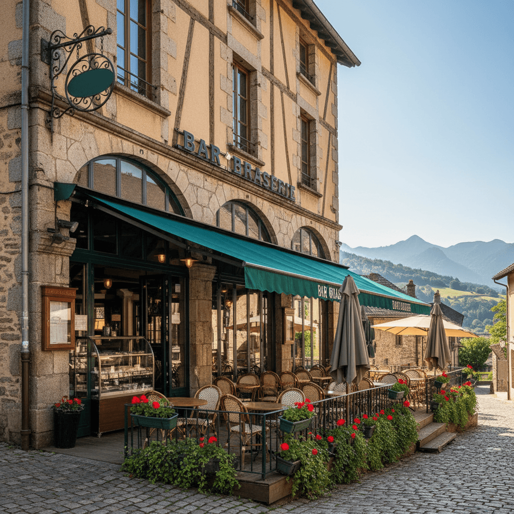 Bar-brasserie 430m² à Montagnole : terrasse - licence IV - Image 1