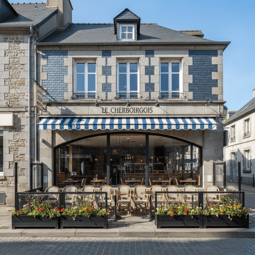 Restaurant 150m² à Cherbourg-En-Cotentin : terrasse - extraction - Image 1