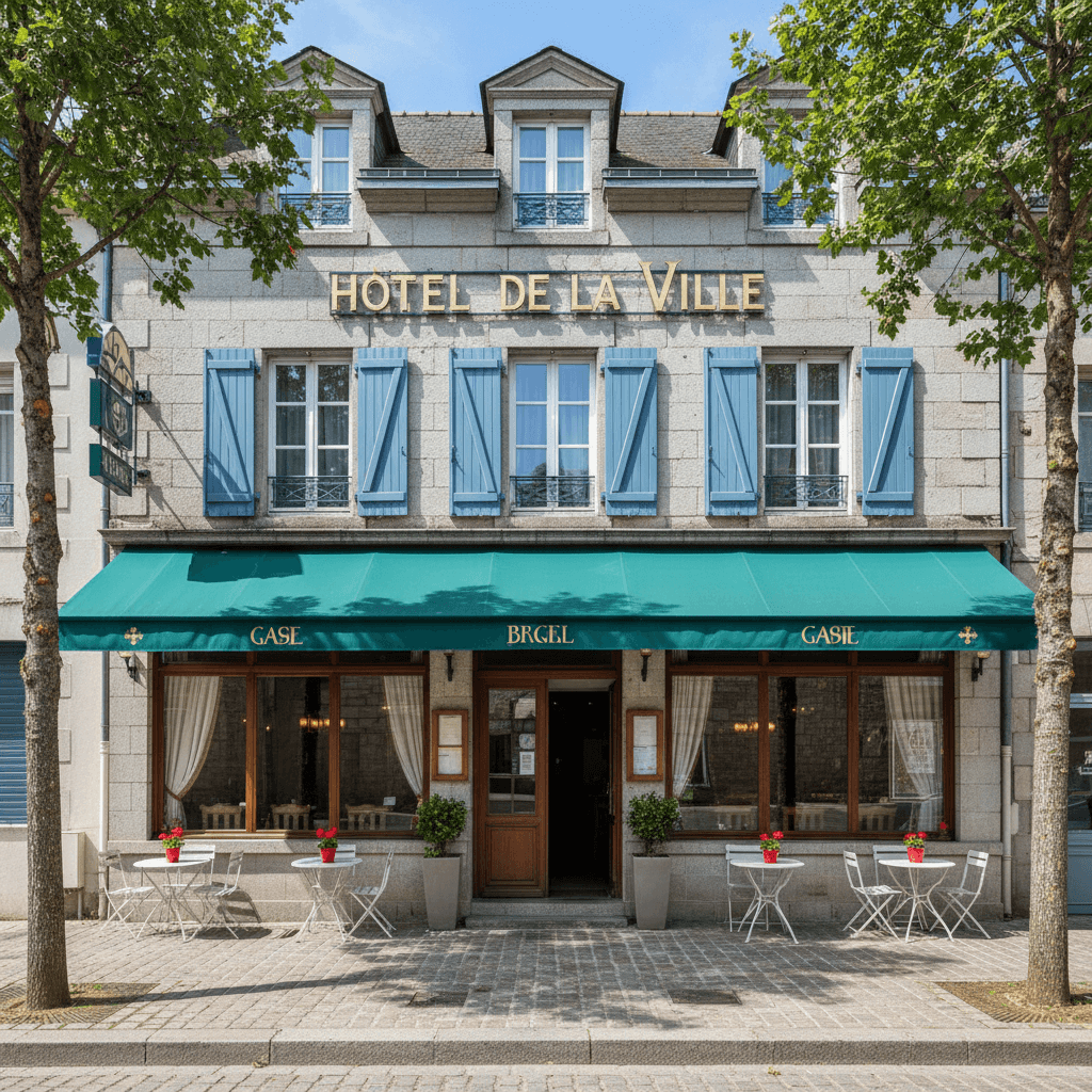 Restaurant à Saint-Brieuc : terrasse - licence IV - Image 1