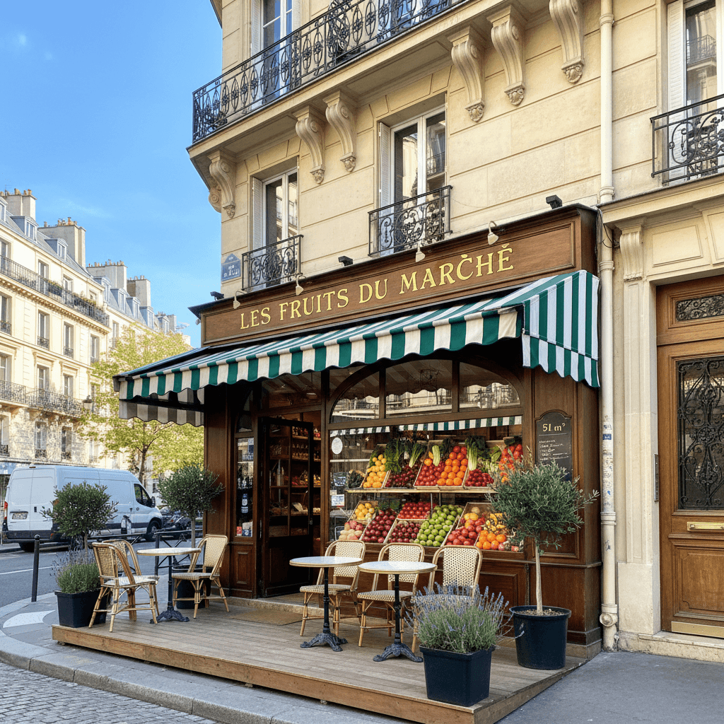 Local Commercial 51 m² à Paris - Opportunité Restauration - Image 1