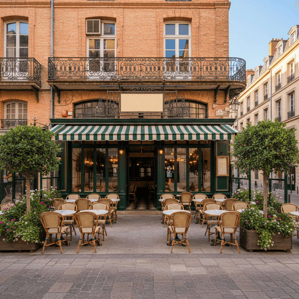 Restaurant 150m² à Toulouse : terrasse - licence IV