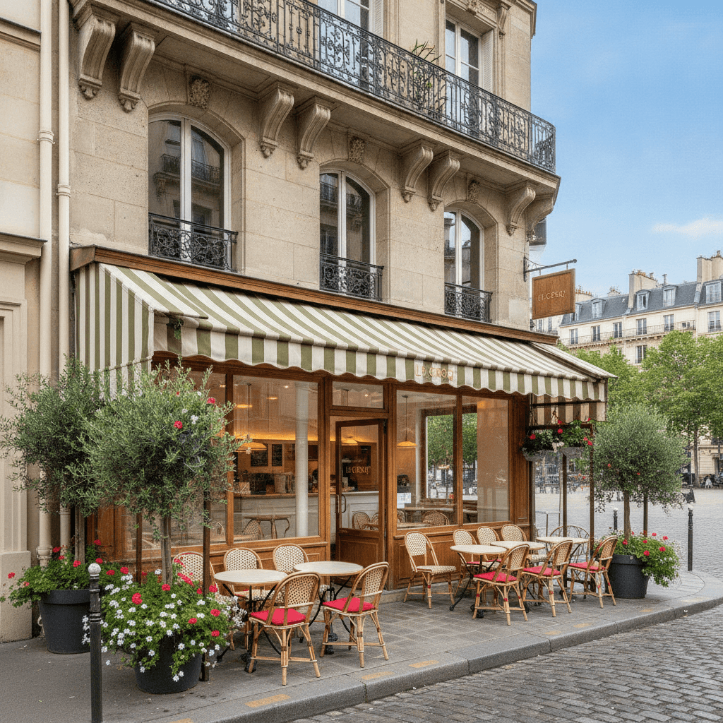 Snack 20 couverts à Paris : terrasse