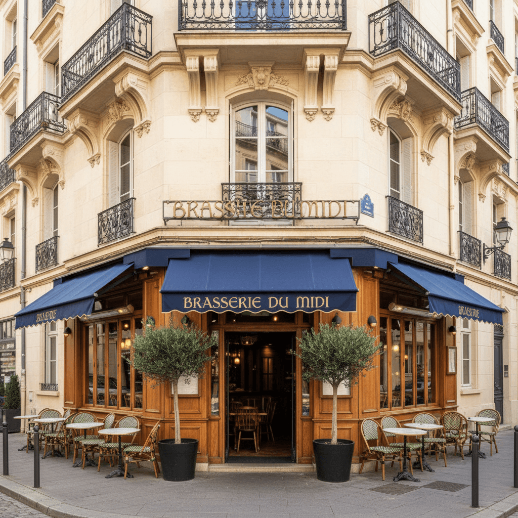 Bar-brasserie à Montpellier : terrasse - Image 1