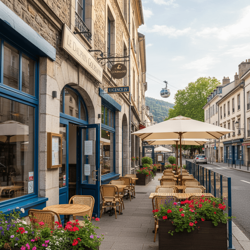 Restaurant à Grenoble : terrasse - licence IV