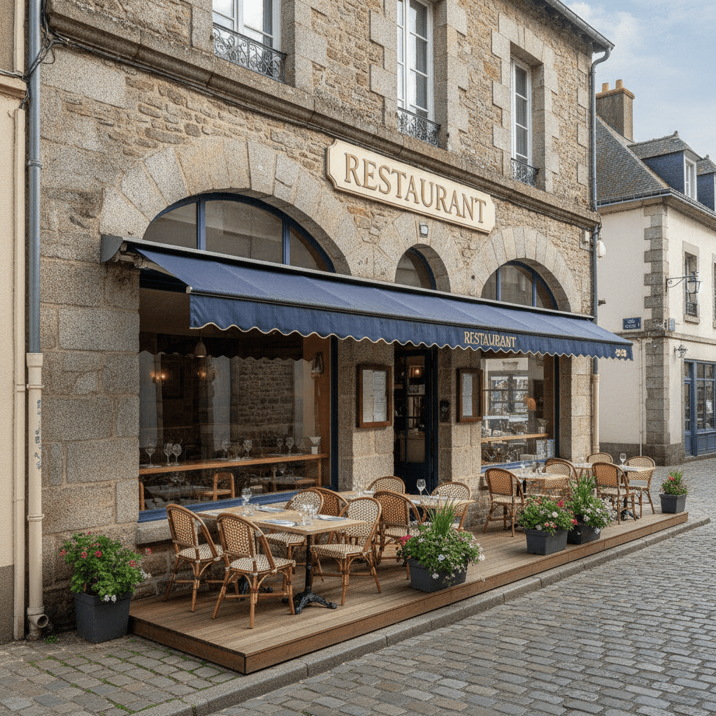 Restaurant 200m² à Quimper : terrasse - licence IV - Image 1
