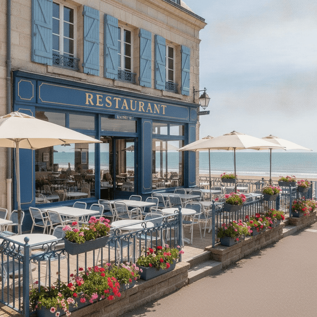 Restaurant à Saint-Gilles-Croix-De-Vie : terrasse - licence IV - Image 1
