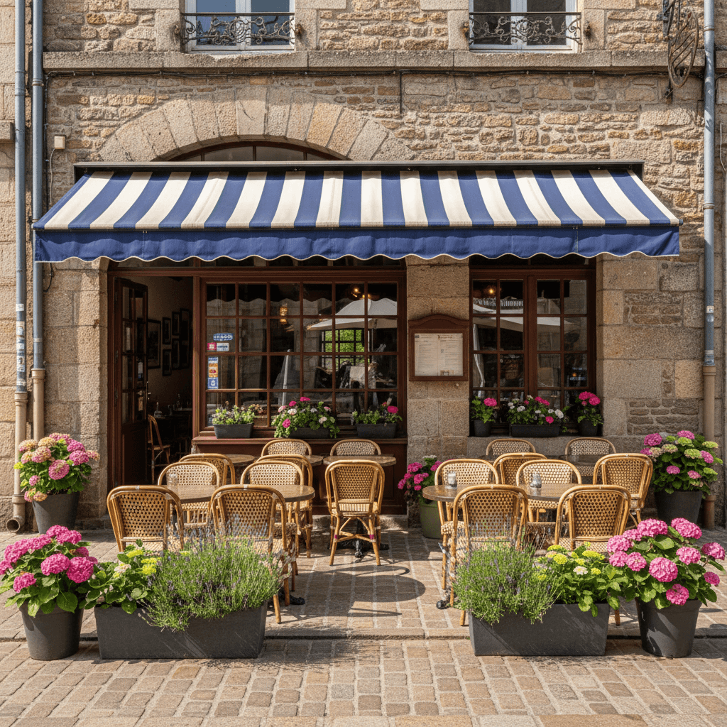 Restaurant 120m² à Vannes : terrasse - licence IV - Image 1
