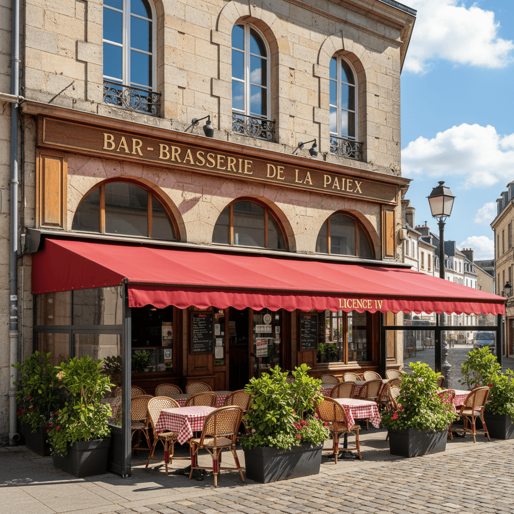 Bar-brasserie à Caen : terrasse - licence IV - Image 1