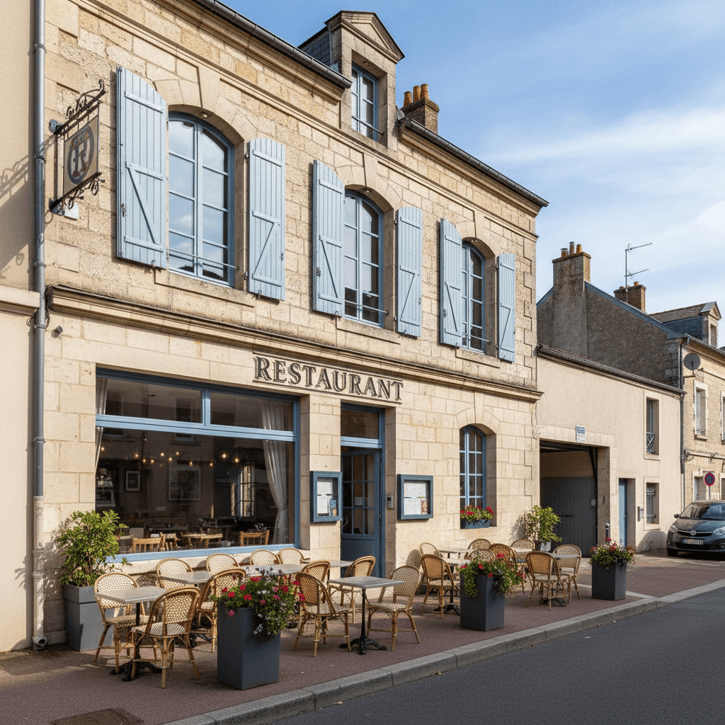 Restaurant à Orléans : terrasse - parking - Image 1