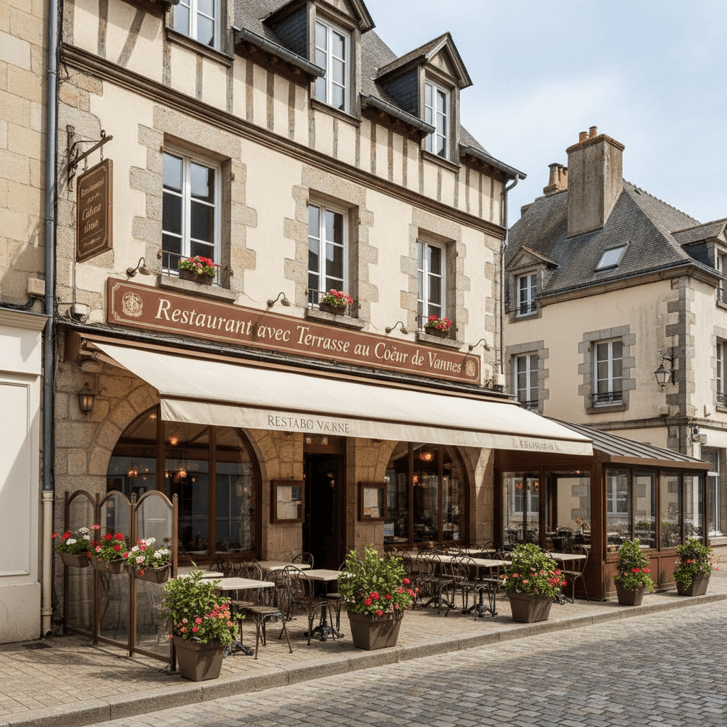 Restaurant à Vannes : terrasse - licence IV - Image 1