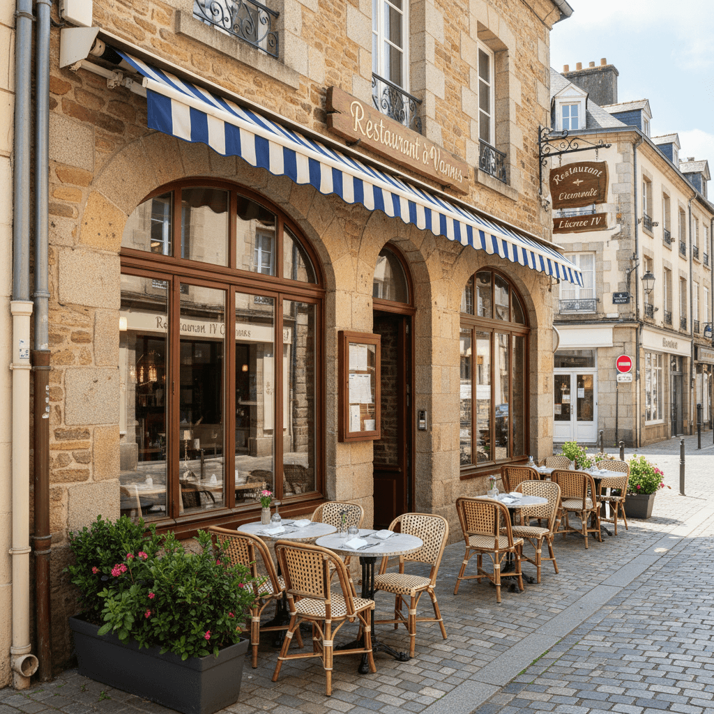 Restaurant 100m² à Vannes : terrasse - licence IV - Image 1