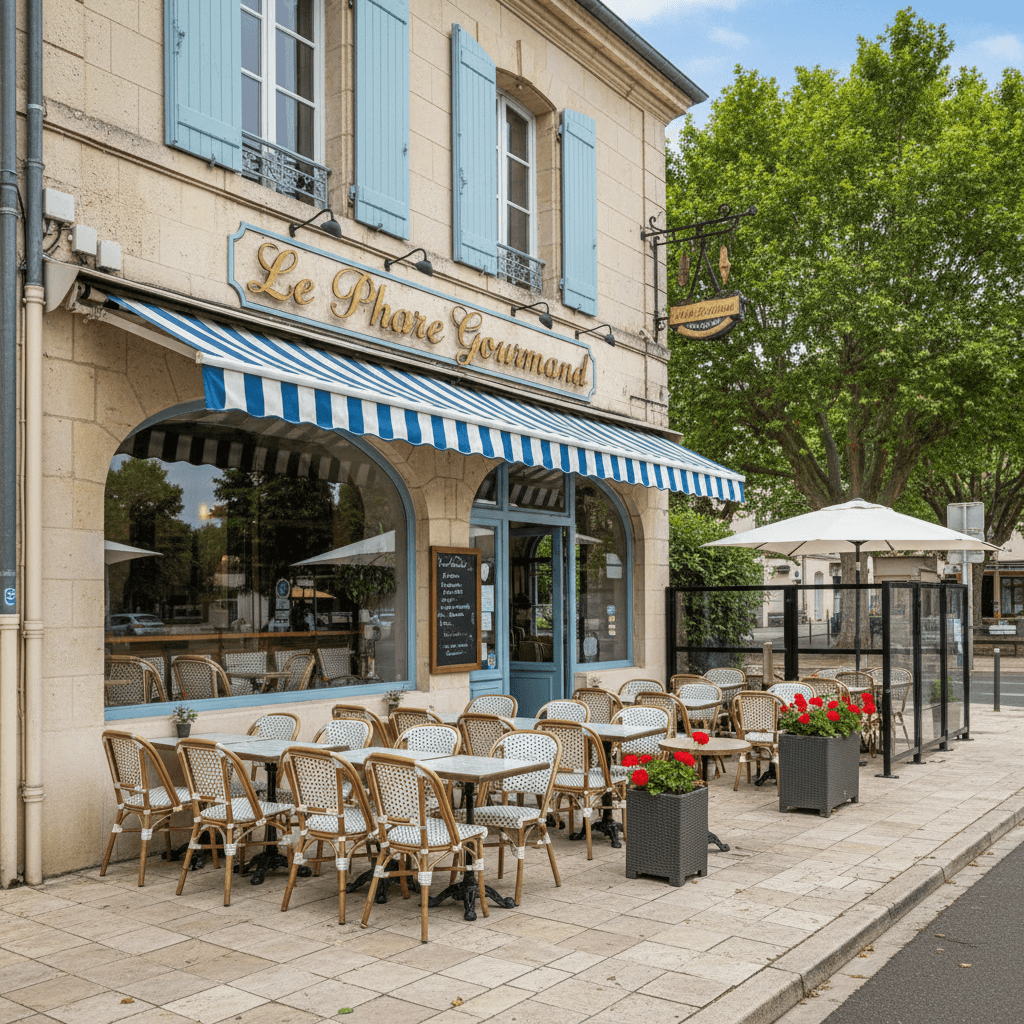 Restaurant à Arès : terrasse - licence IV - Image 1