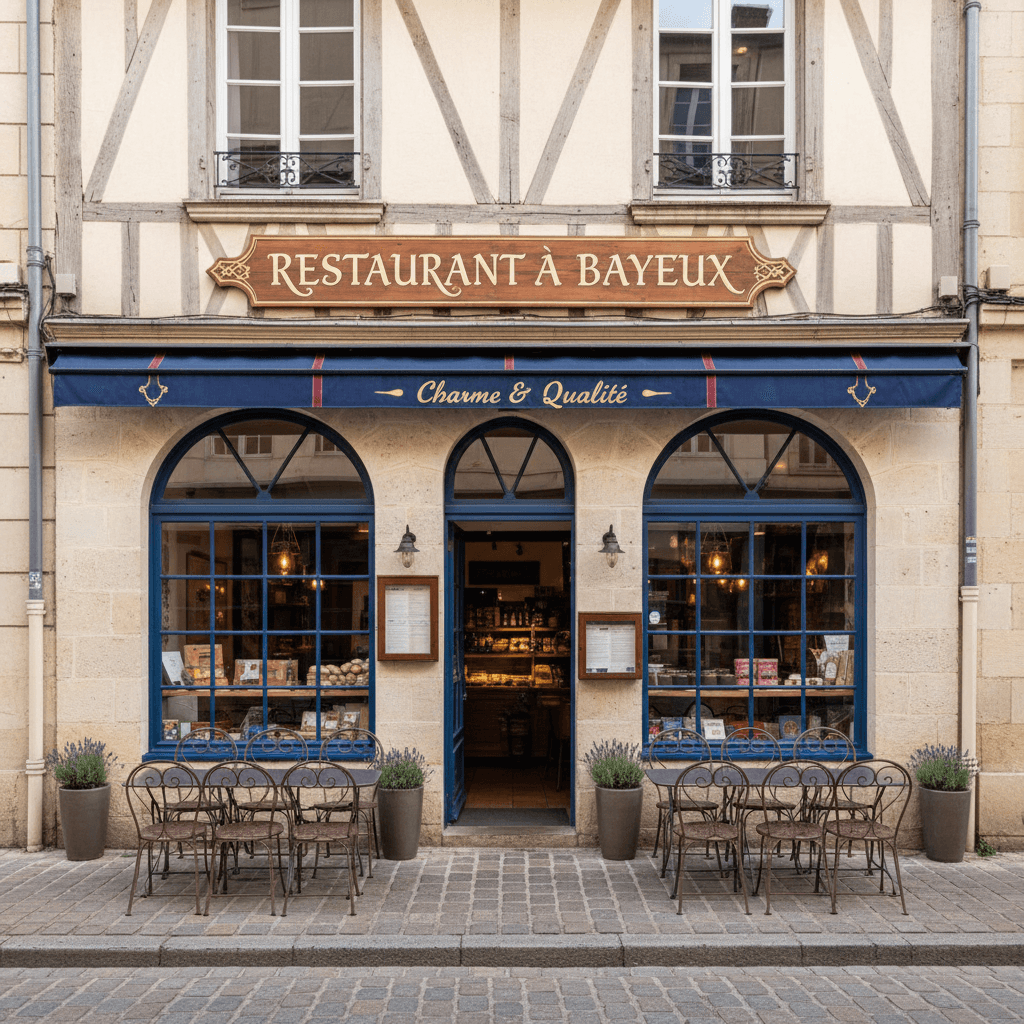 Restaurant à Caen : terrasse - extraction - Image 1