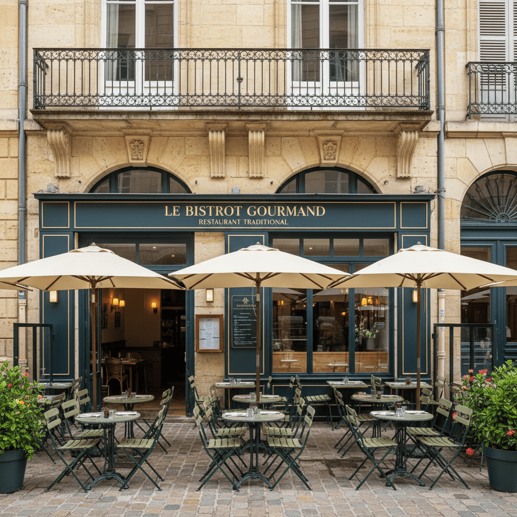 Restaurant à Bordeaux : terrasse - licence IV