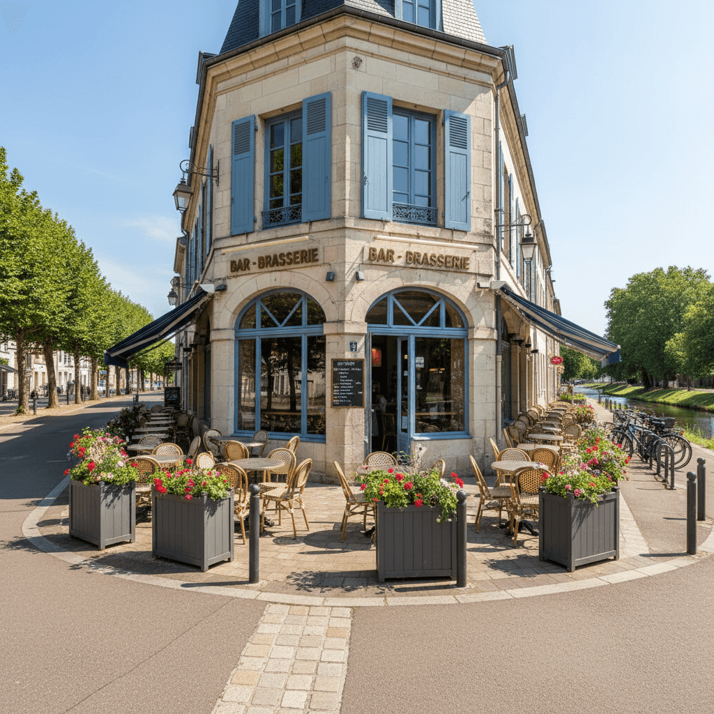Bar-brasserie 100m² à Abbeville : terrasse - licence IV - Image 1