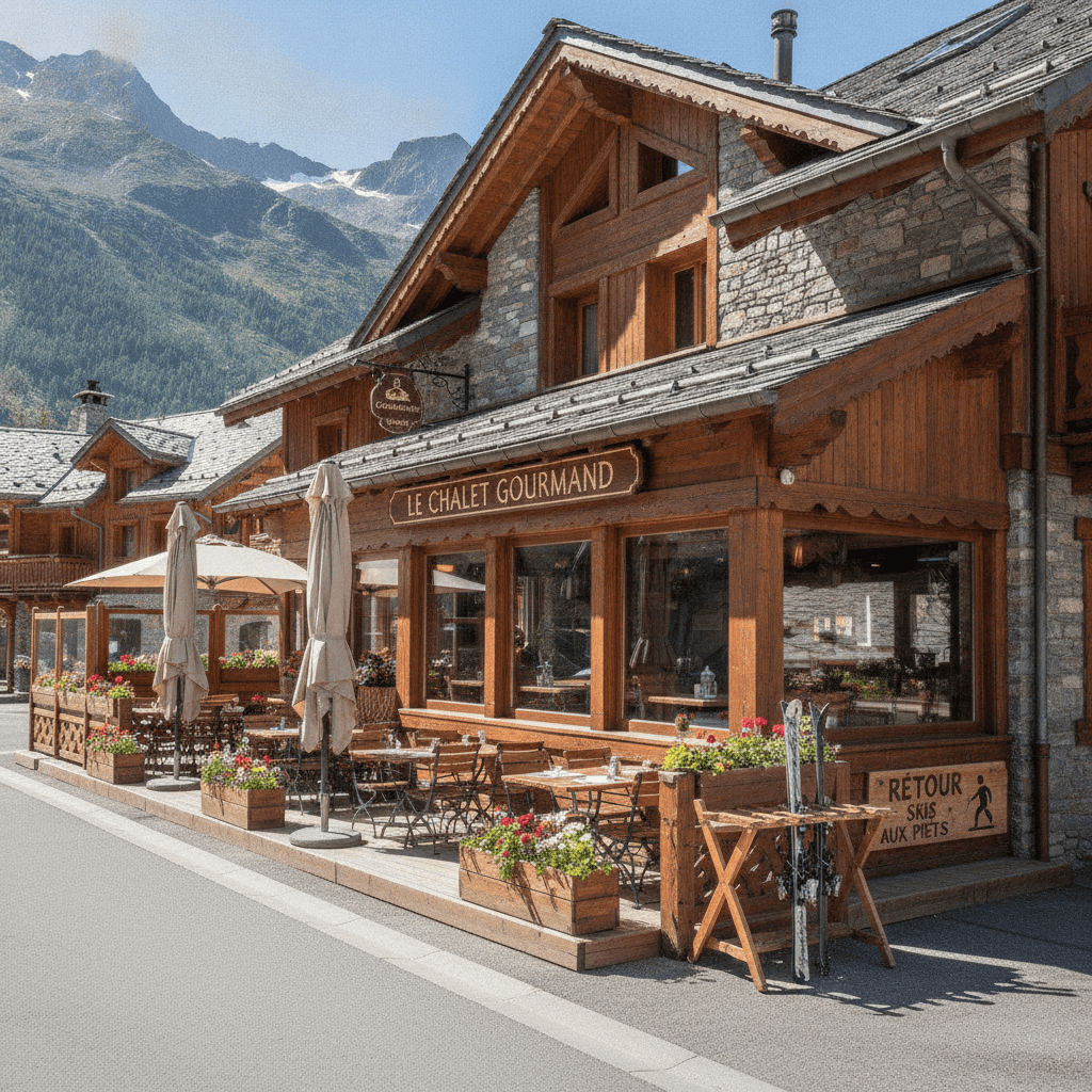 Restaurant 324m² à Saint-Sorlin-D'Arves : terrasse - licence IV - Image 1
