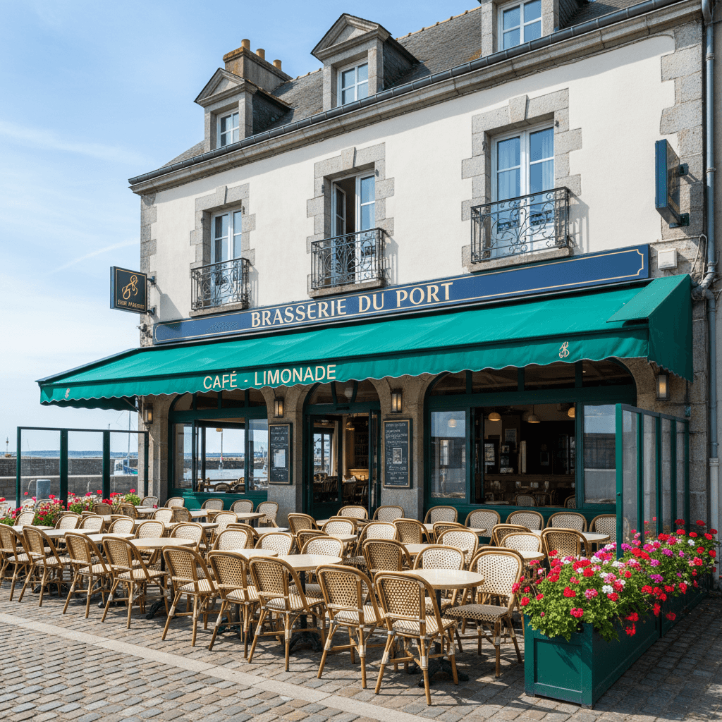 Bar-brasserie à Vannes : terrasse - licence IV - Image 1
