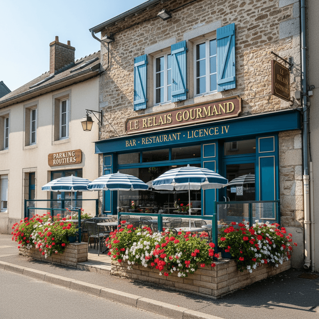 Restaurant 200m² à Saint-Jean-De-Beugné : terrasse - licence IV - Image 1