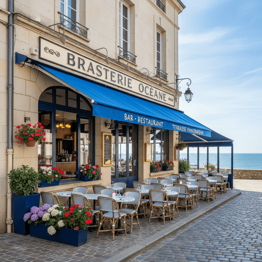 Bar-brasserie à Vannes : terrasse - licence IV - Image 1