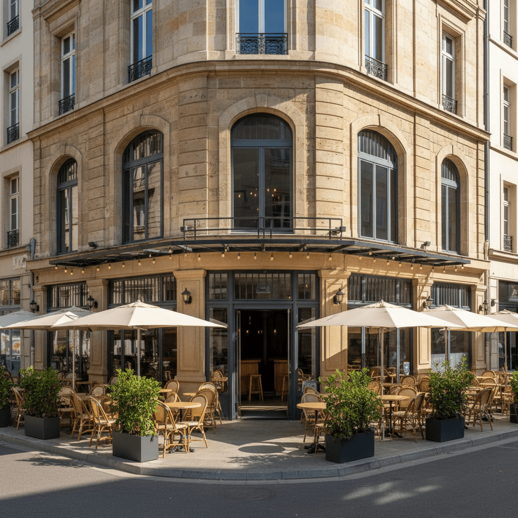 Restaurant 450m² à Villeurbanne : terrasse - licence IV - Image 1