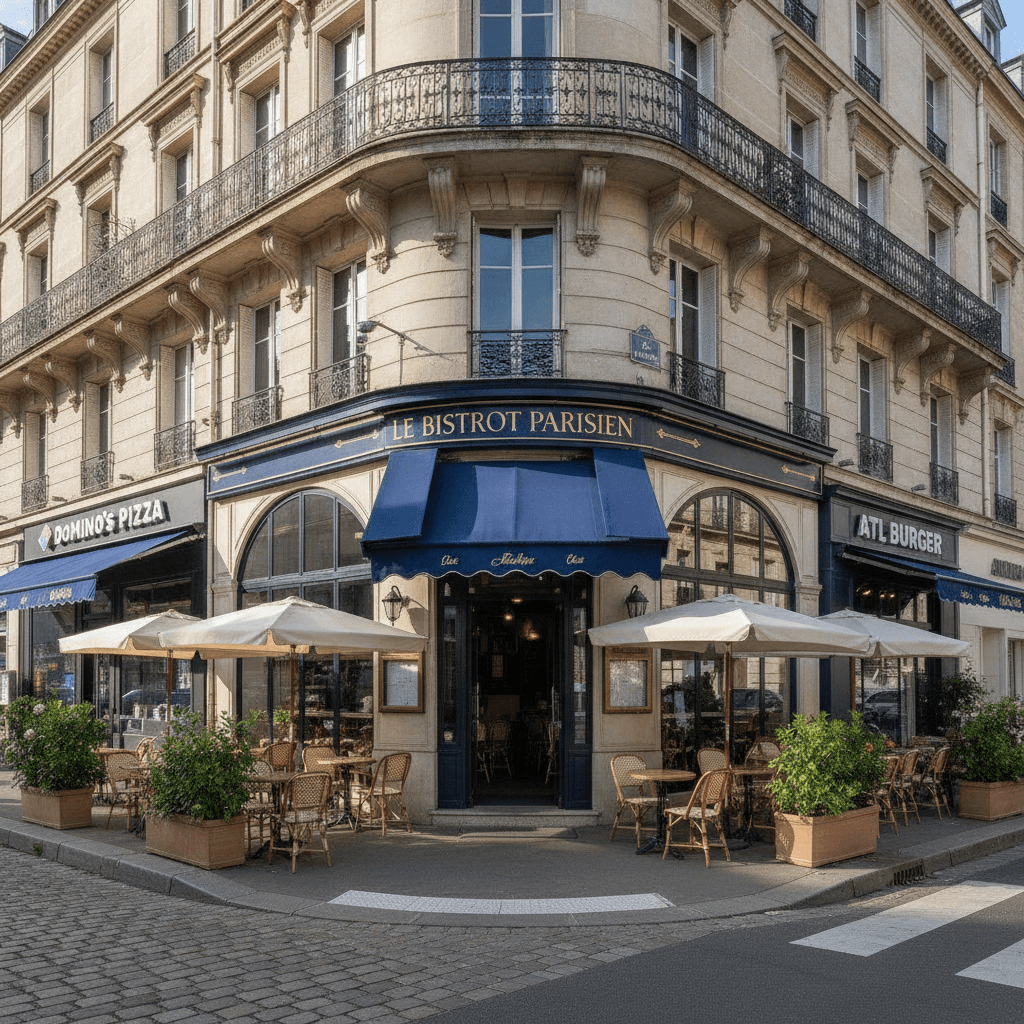 Restaurant 45 couverts à Asnières-sur-Seine : terrasse - extraction - Image 1