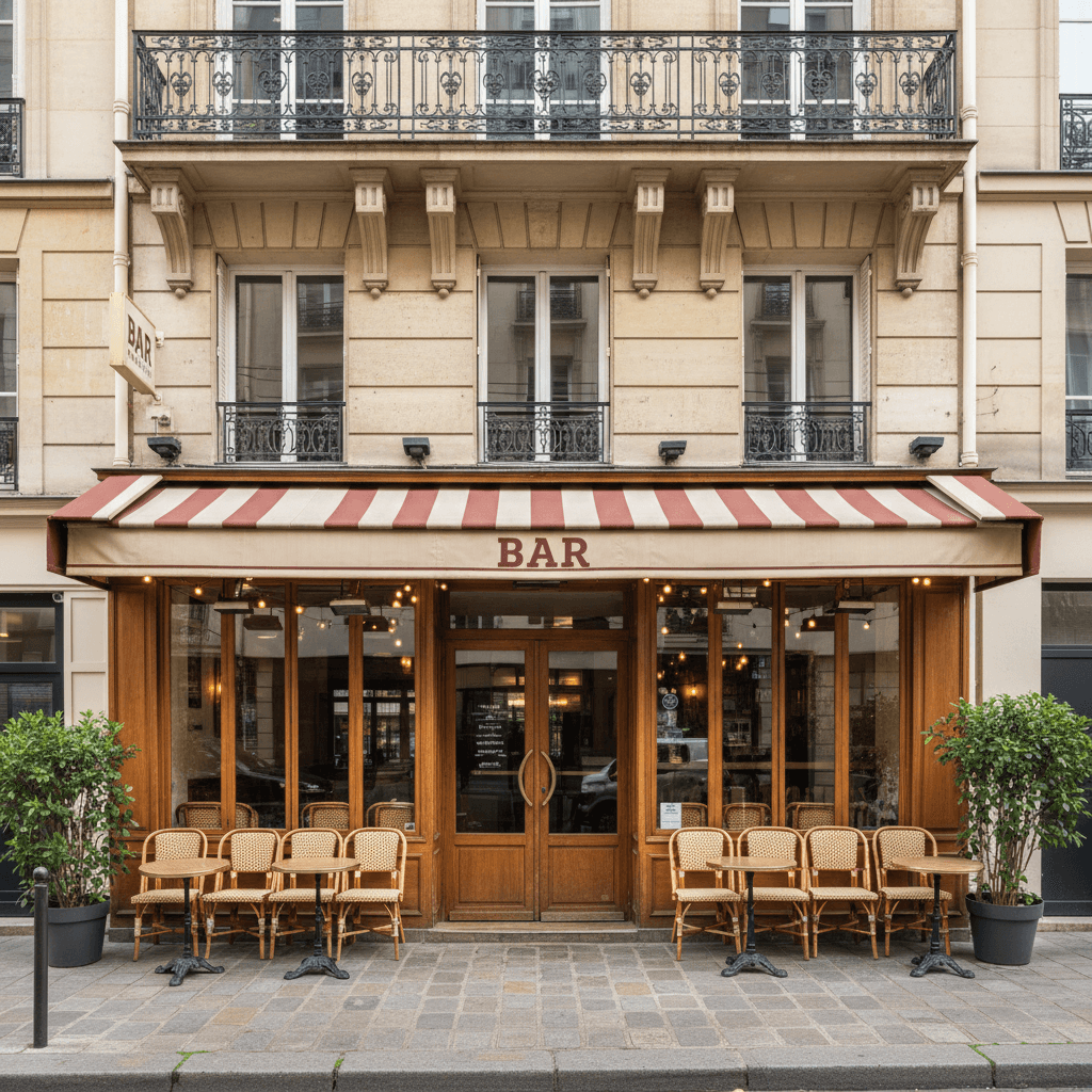 Bar 50 couverts à Paris : licence IV - extraction