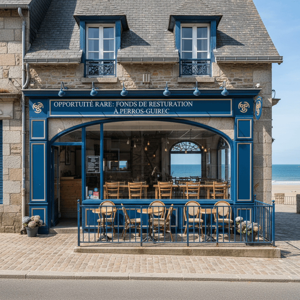 Fast-food 200m² à Perros-Guirec : cuisine équipée - cave/réserve - Image 1