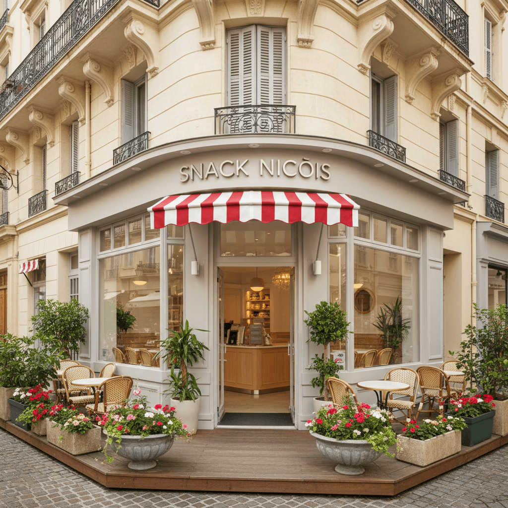 Snack 46m² à Nice : climatisation