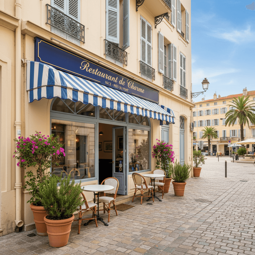 Restaurant de charme à Nice près du Port