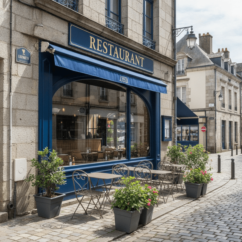 Restaurant à Vannes : terrasse - licence IV - Image 1