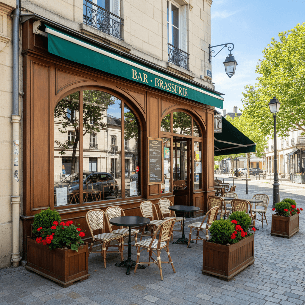 Bar-brasserie 200m² à Nantes : terrasse - licence IV - Image 1