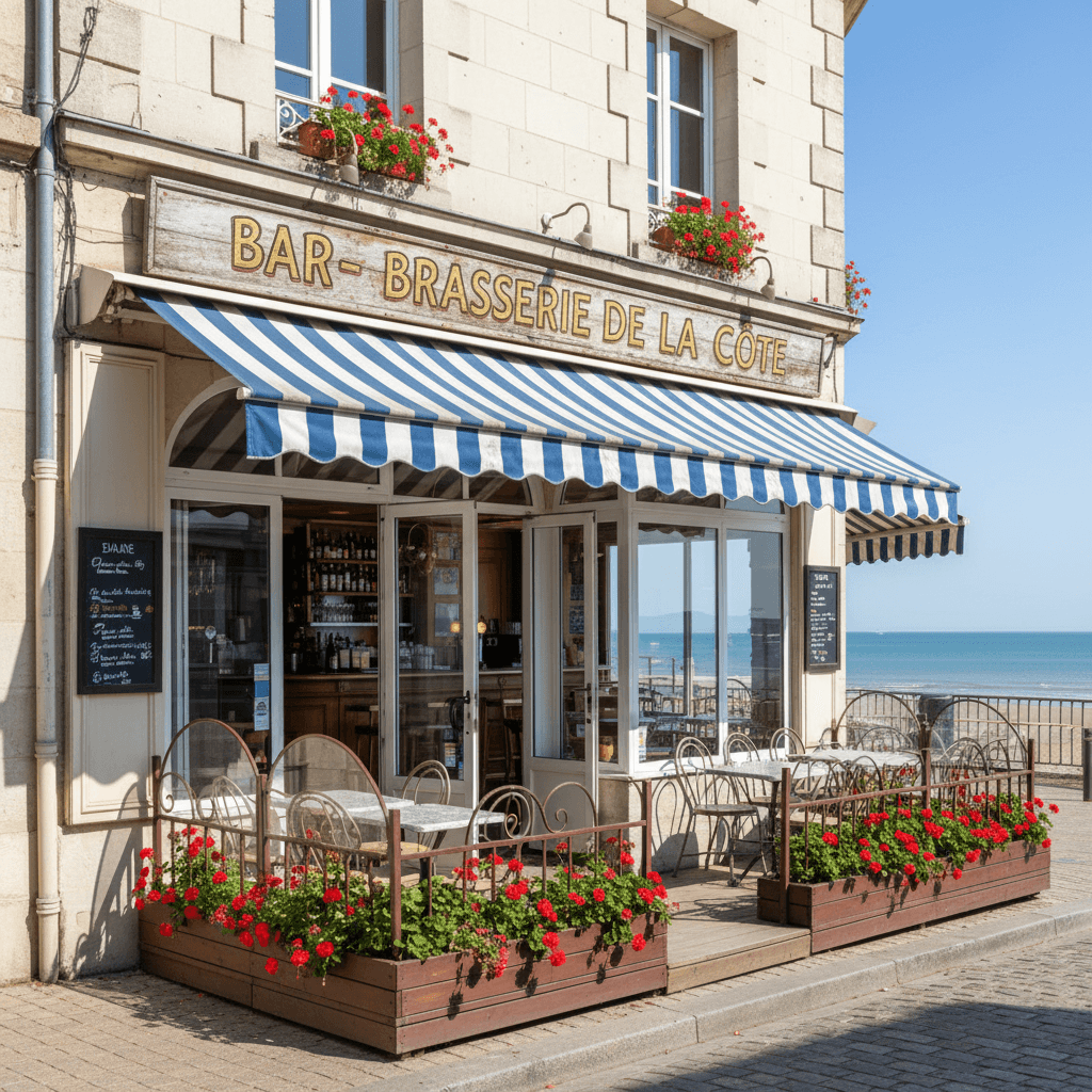 Bar-brasserie à Rouen : terrasse - licence IV