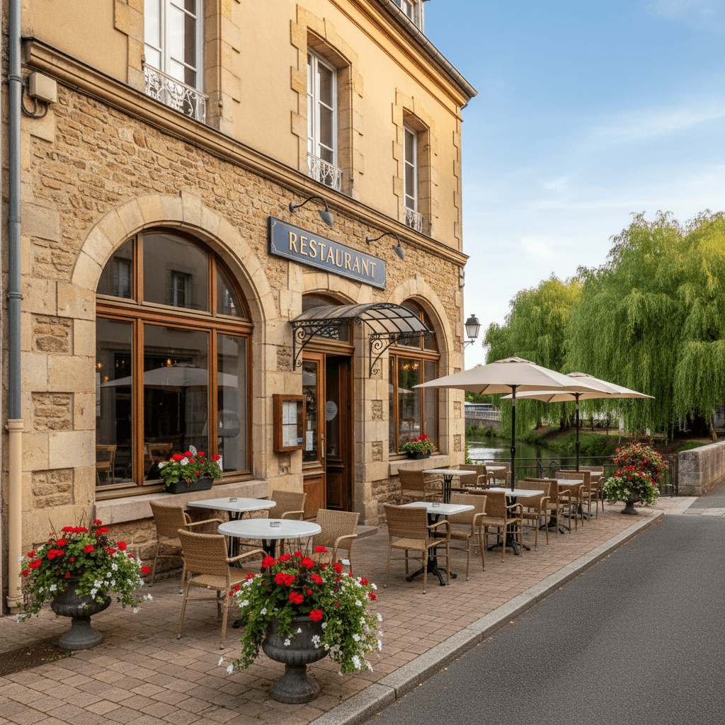 Restaurant 1275m² à Beaupréau-En-Mauges : terrasse - licence IV - Image 1
