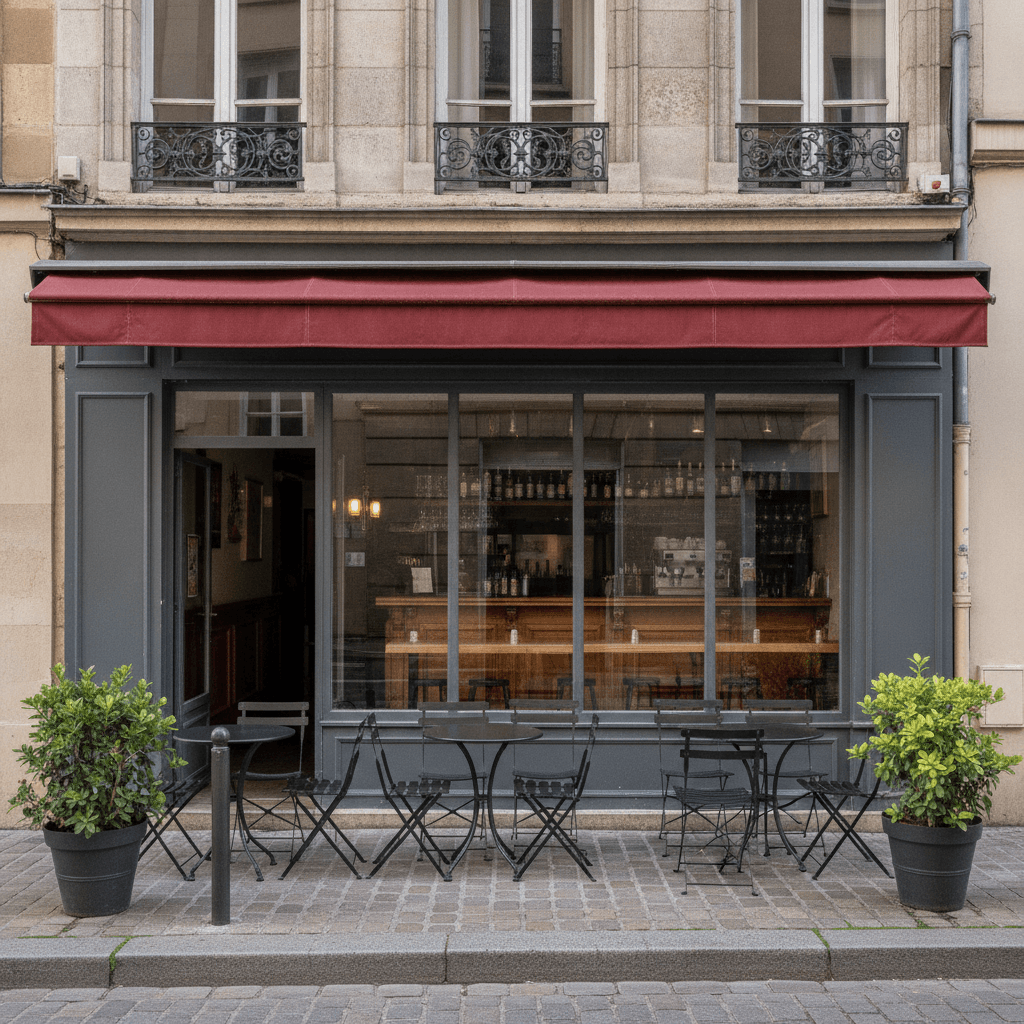 Bar-brasserie 46m² à Lyon : terrasse - licence IV