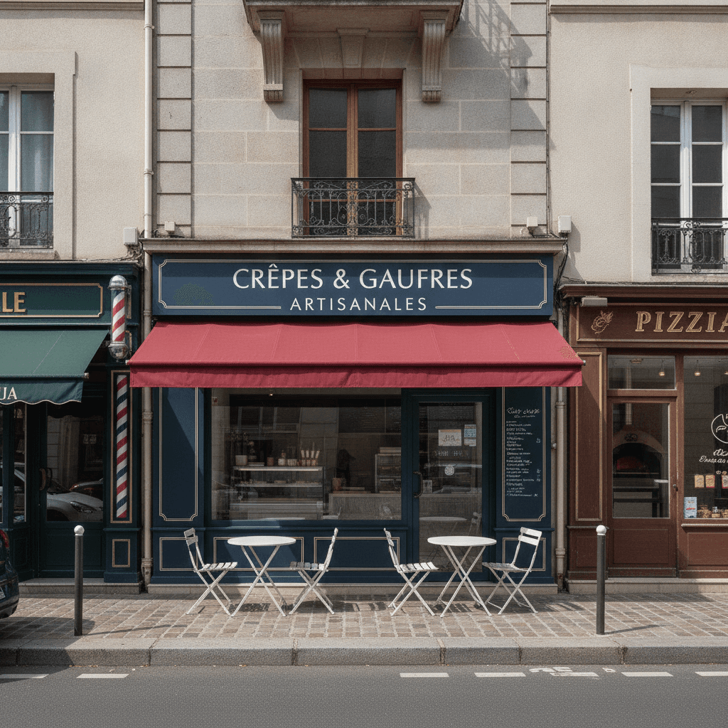 Snack 35m² à Saint-Denis : terrasse - cuisine équipée