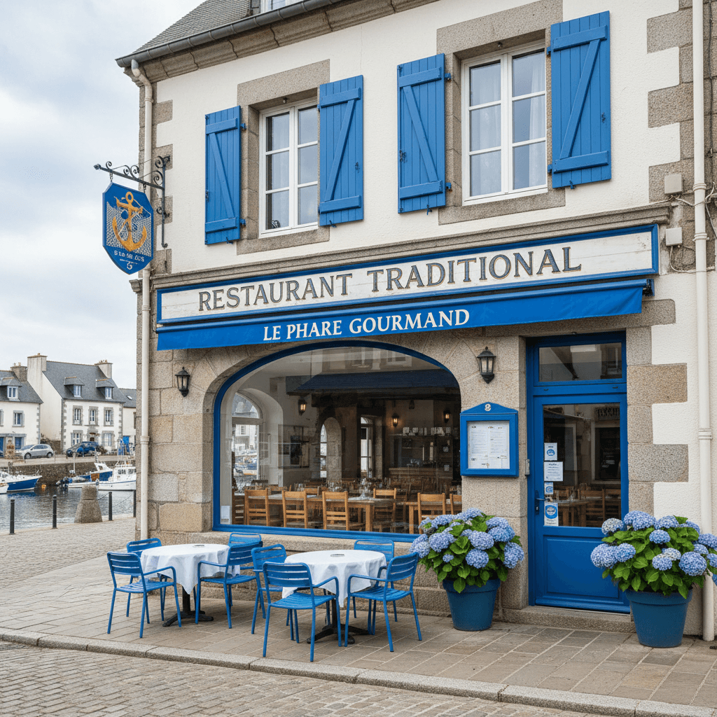 Restaurant à Guilvinec : terrasse - licence IV - Image 1