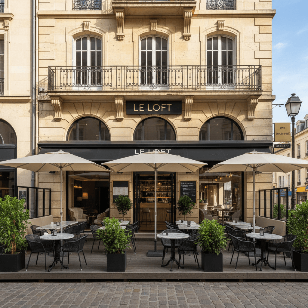 Bar-brasserie 336m² à Charnay-Lès-Mâcon : terrasse - licence IV - Image 1