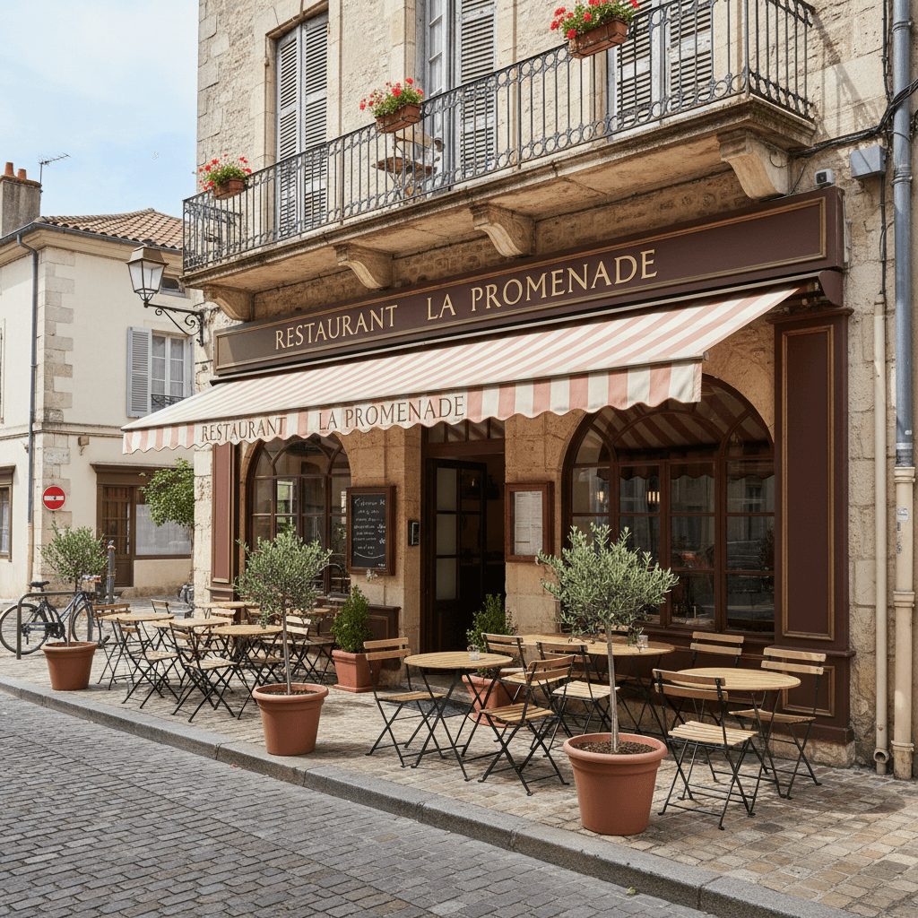 Restaurant à Montélimar : terrasse - licence IV - Image 1