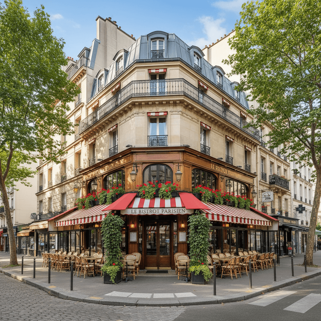 Restaurant 100m² à Paris : terrasse
