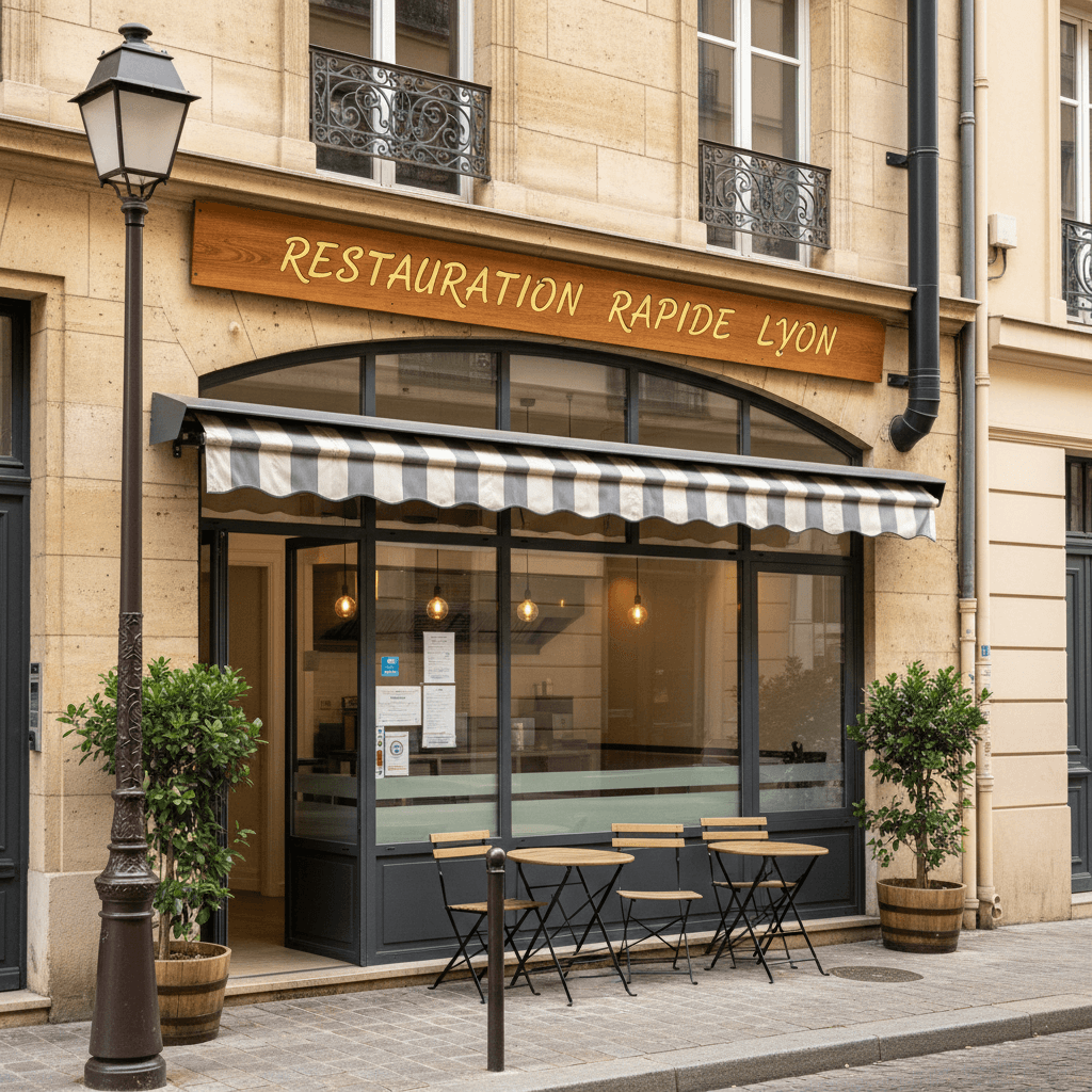 Local Commercial Restauration Rapide à Lyon